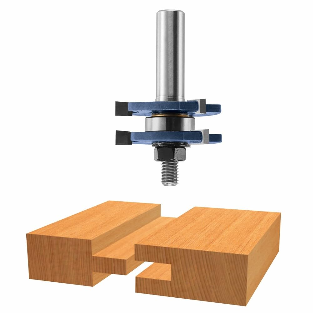 Bosch 84623M Nut- und Feder-Bit, Hartmetallbestückt, 4,8 x 6,3 mm