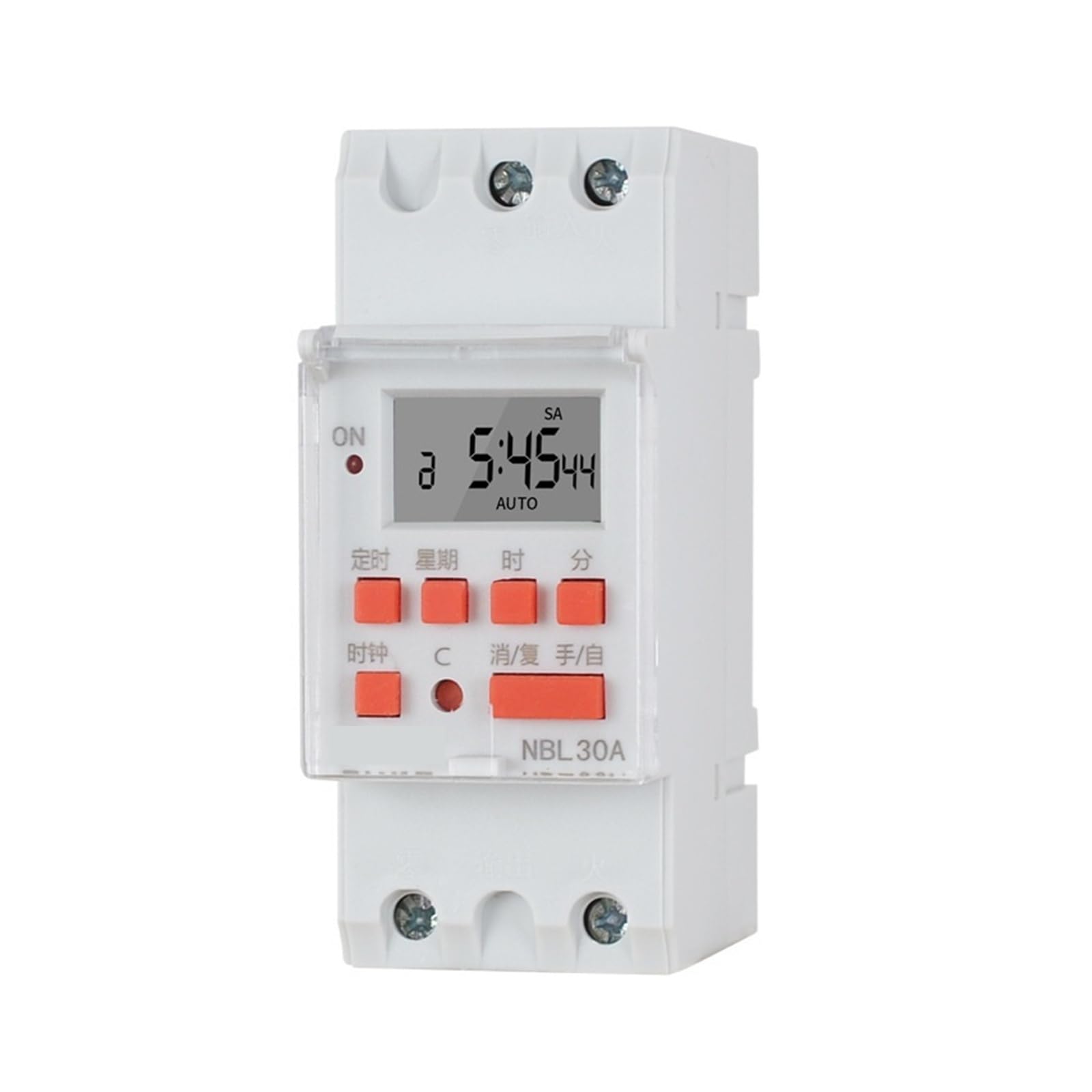 Temporizador de Carril THC30A 2P, Temporizador de 220V