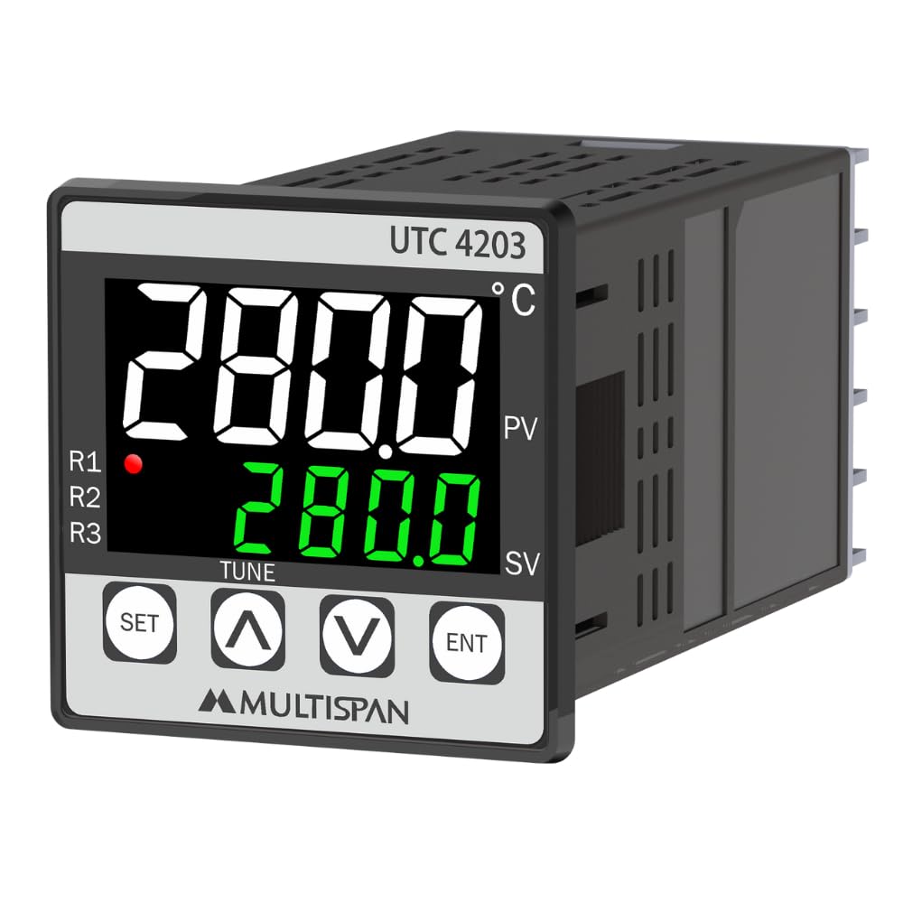 Multispan UTC-4203 Double Display Universal Input Pid Controller Three Relay 48 X 48 X 95 mm (B0CXTFKSYN) Amazon Price History, Amazon Price Tracker