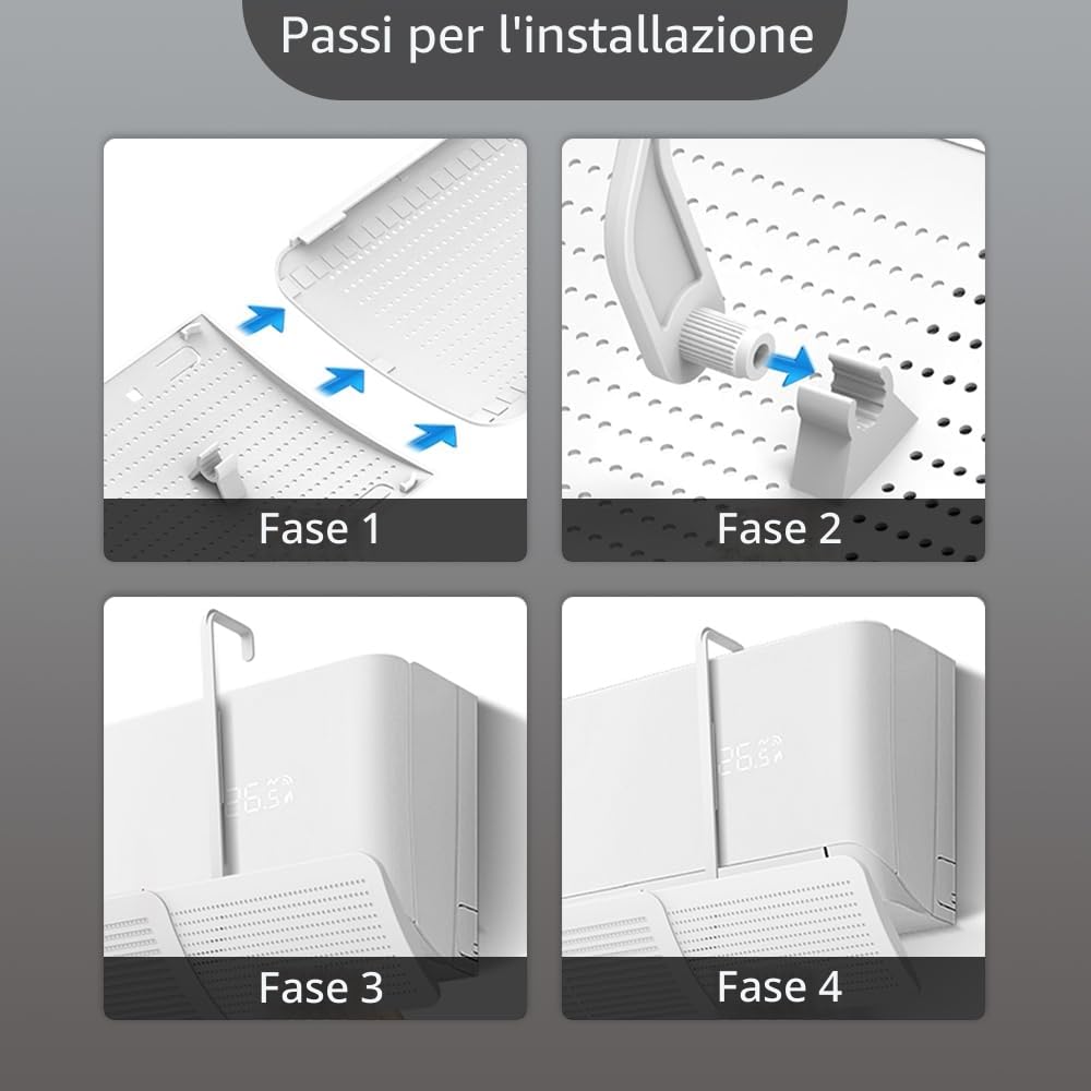 Deflettore Condizionatore Universale Regolabile Deflettore Aria Condizionata Deviatore Aria Condizionatore Deflettore Climatizzatore per casa Ufficio Anziani Neonati Donne in Gravidanza Bambini