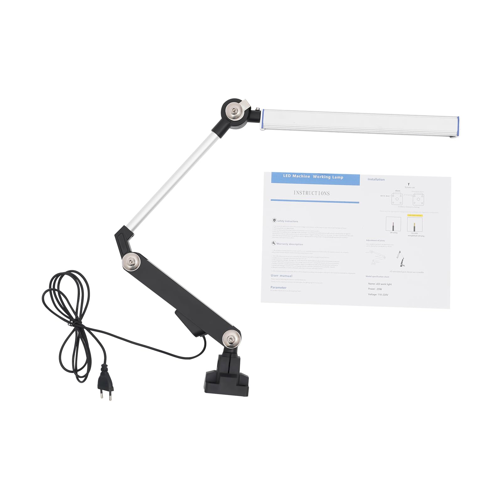 Lampa tokarska LED, 16 W, IP66 LED, lampa narzędziowa