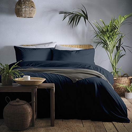 Appletree Cassia - Relaxed Cotton Duvet Cover Set, 100%, Khaki, Single