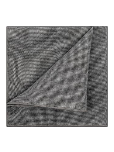 Image of Mantieqingway Cotton Handkerchiefs for Men Solid Color Pocket Square for Suit Formal Wedding Church