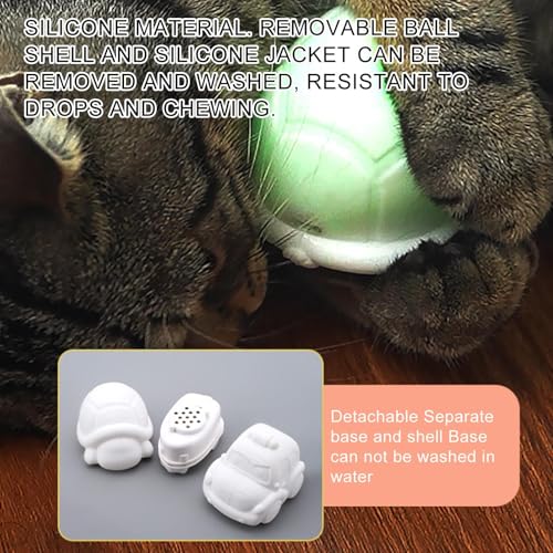 Juguete automatico para gatos de interior con juegos de luces 8