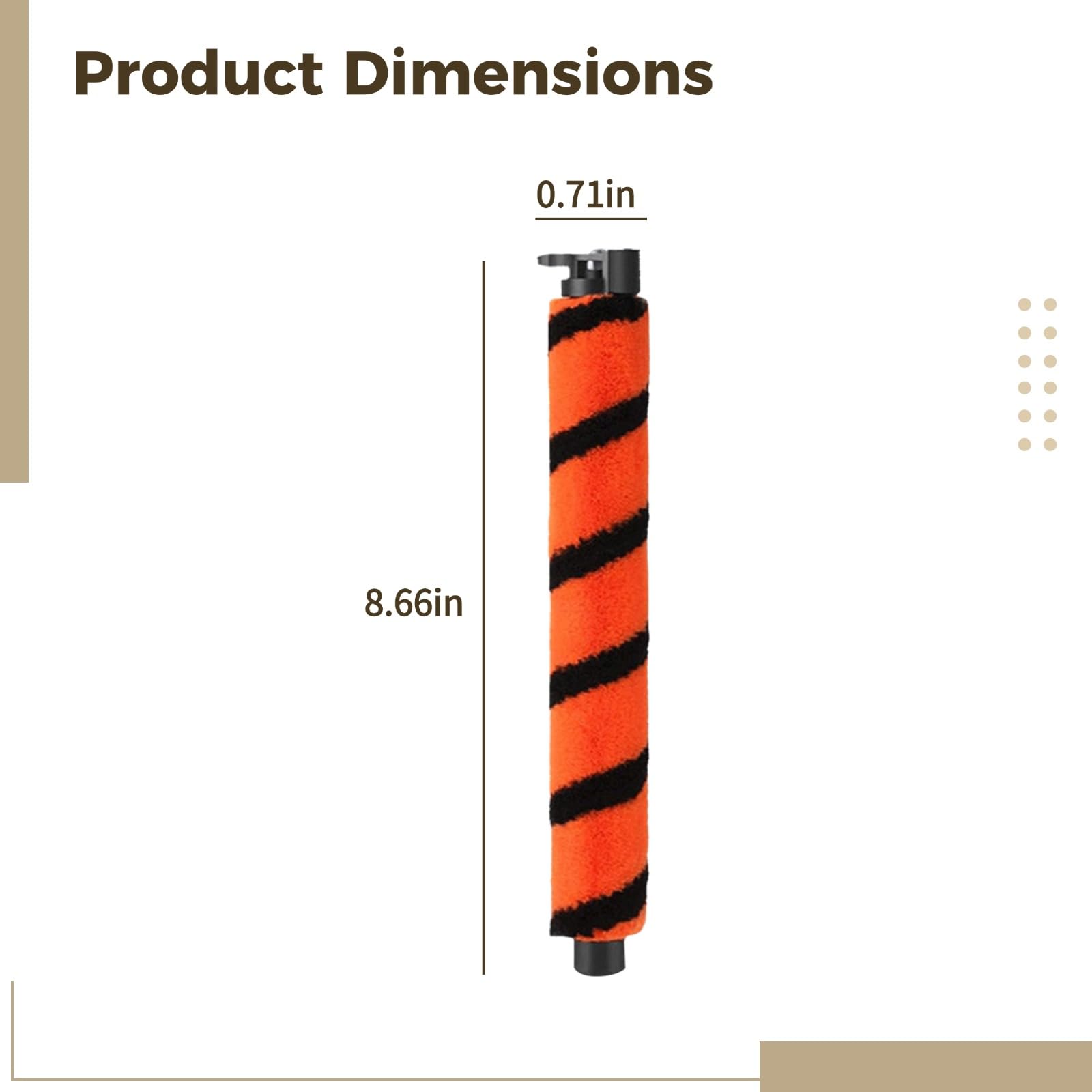 Shark - Cepillo de repuesto para aspiradora, cepillo de rodillo de repuesto compatible con LZ600, LZ601, LZ602, L602C, incluye 2 cepillos principales y 1 cepillo de limpieza, diseño rojo para un fácil