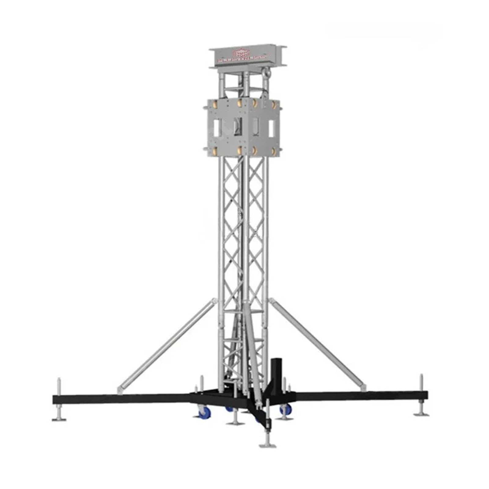 PLUSTRUSS Soporte En El Suelo Torre De Elevación De Armazón De Aluminio Sistema De Elevación De Exhibición De Armazón De Escenario | Ground Support Aluminum Truss Lift Tower Stage Truss Display Lifting System PLUSTRUSS