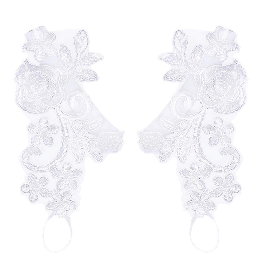 1 Pair Barefoot Sandals Fashion Decor Flower Leaf Foot Chain Foot Jewelry for Women-image-38