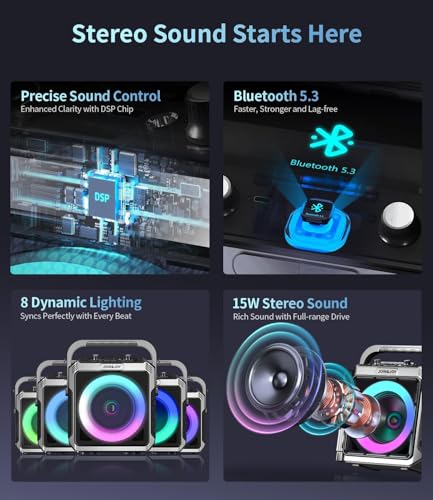 Portable Bluetooth Karaoke Microphone