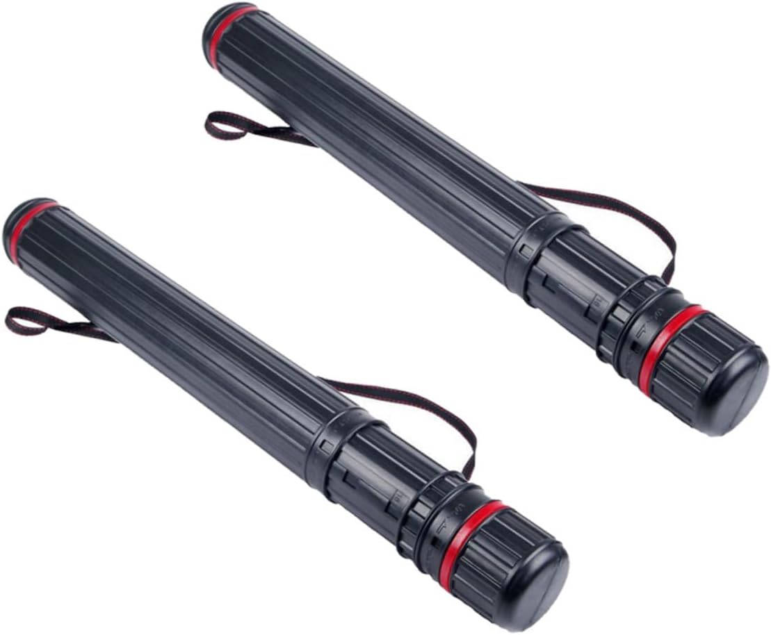 Adjustable Plastic Arrow Tube Carrier Case 2pcs Round Design for Archery Accessories Suitable for Hunting and Target Practice