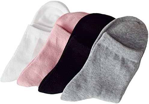 Trelemek Women's Cotton Free Size Pure Color Socks (Candy Color Group)