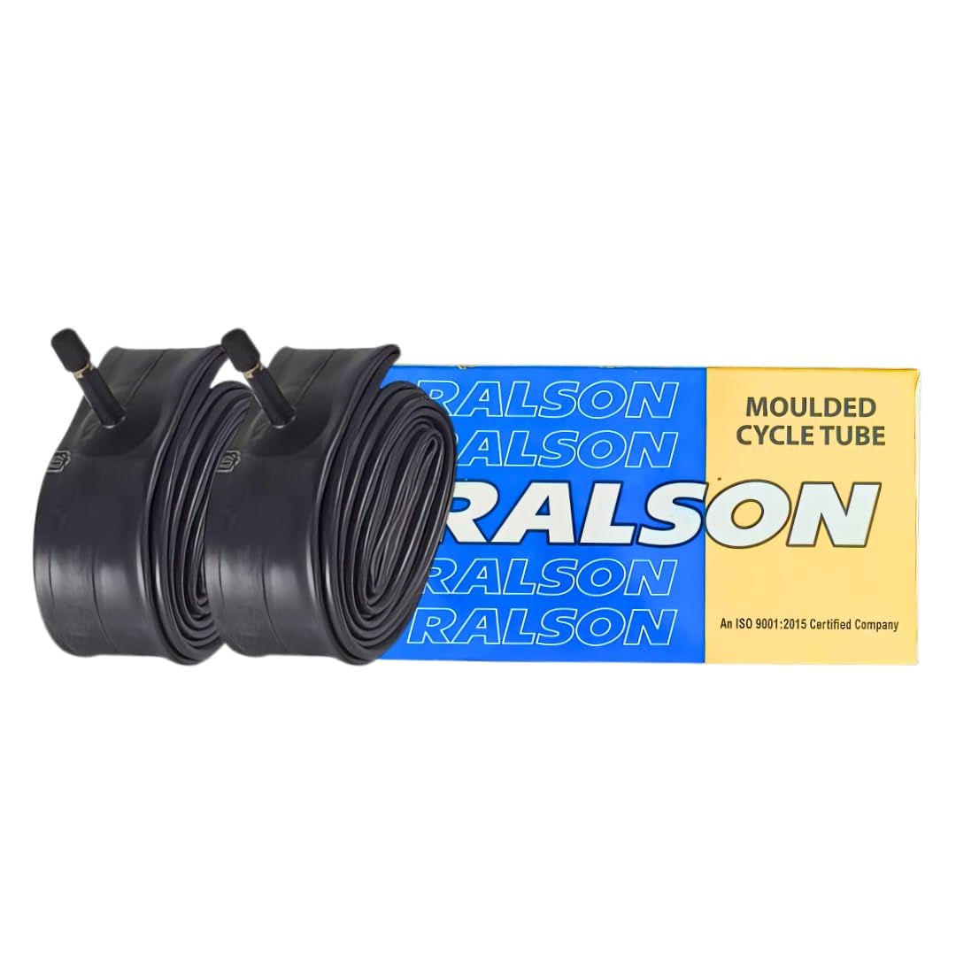 Ralson 29×2.10 Bicycle Tube Set | Pack of 2 Durable Inner Tubes for Road & Hybrid Cycles | Tube for Bicycle with Schrader Valve Size-29×2.10 (Pack of 2)-image-44