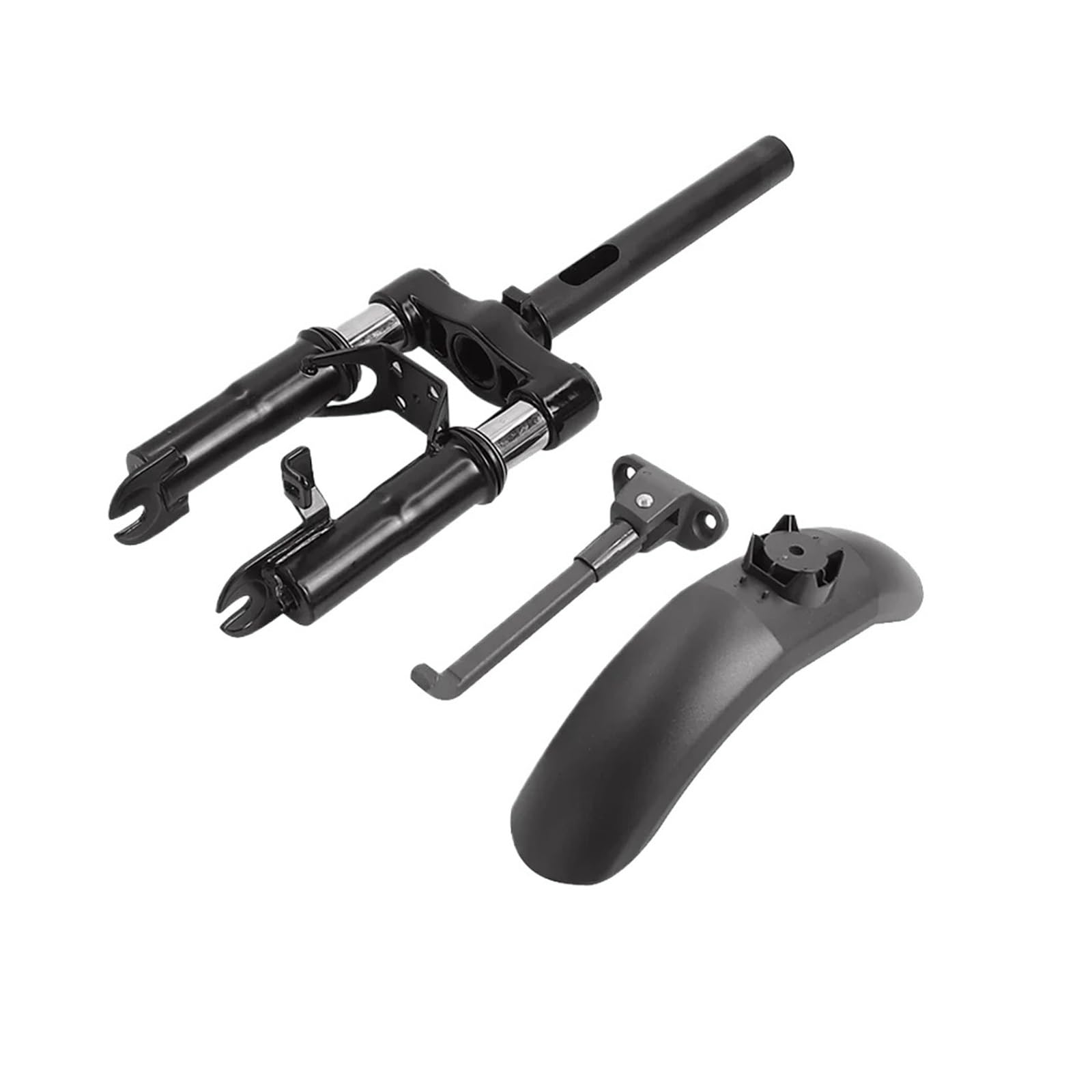 Amortiguador Delantero Compatible con Patinete eléctrico Ninebot MAX Pro, suspensión Delantera con Kit de Guardabarros y Soporte for pies, Piezas compartidas KickScooter
