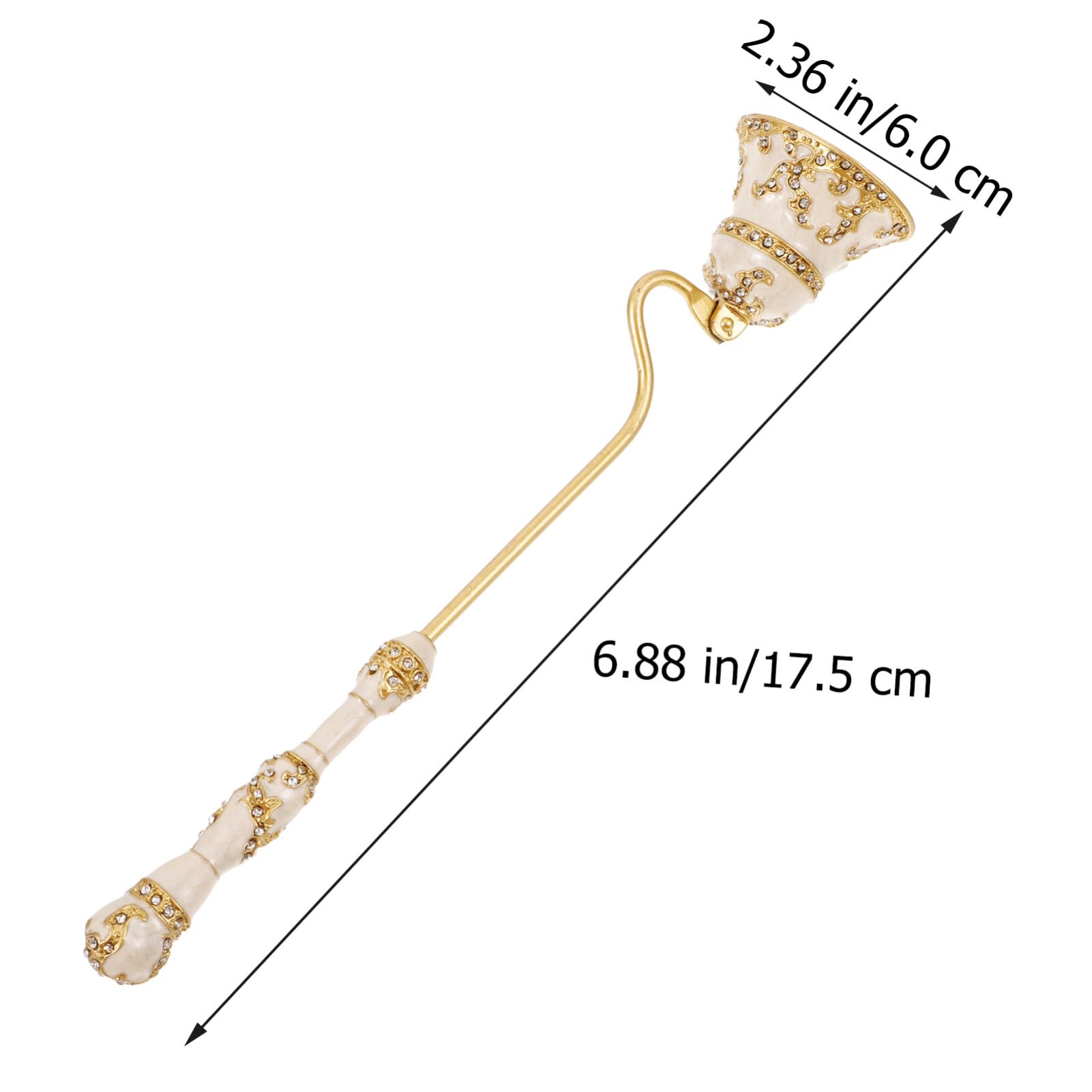 Alipis Candle Snuffer Painted Candle Extinguisher Antique Candle Snuffer Convenient Candle Put out Accessory for Putting Out Extinguishing Candle Wick Flame