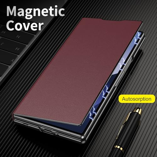 Étui Galaxy Z Fold 7 en cuir avec support de visionnage pour le bureau - 6