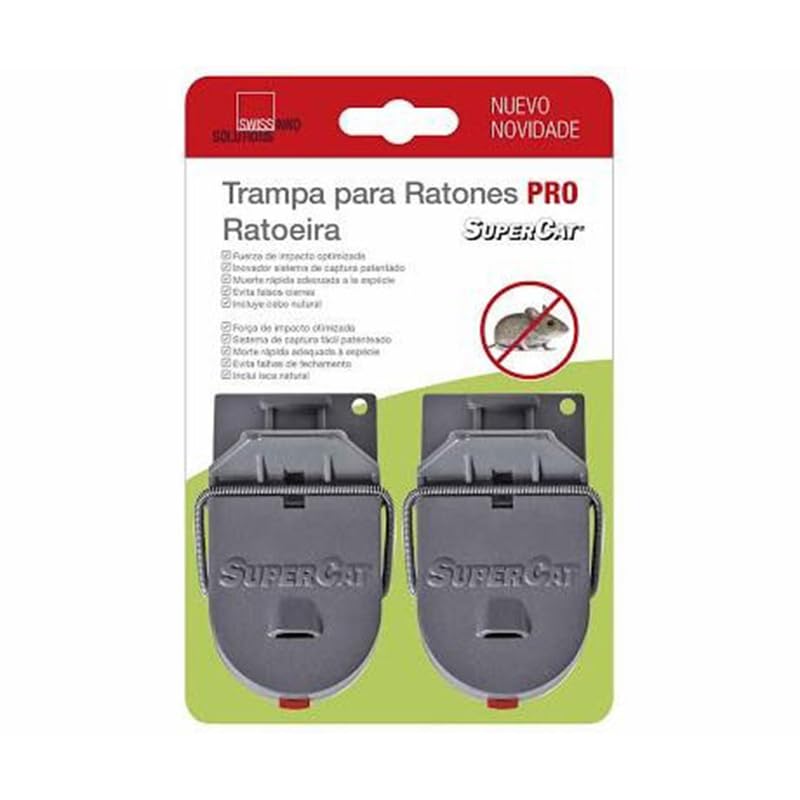 Swissinno Trampa de Ratones supercat Pro 2 uds.