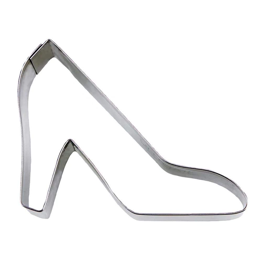 Staedter Lady Shoe Shape Cookie Cutter, Silver