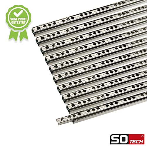 SOTECH 10 pezzi (5 paia) Guide per cassetti 246 mm...