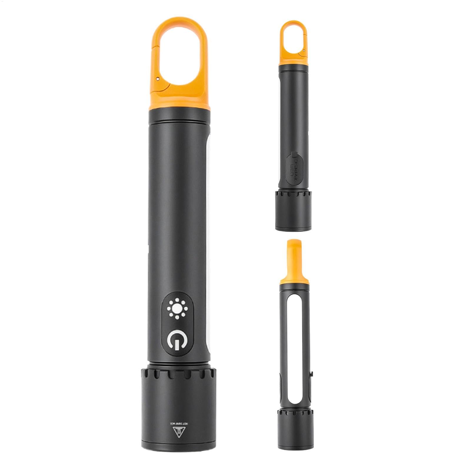 Lampe torche zoomable multifonction LED puissante pour casque de sécurité - 8