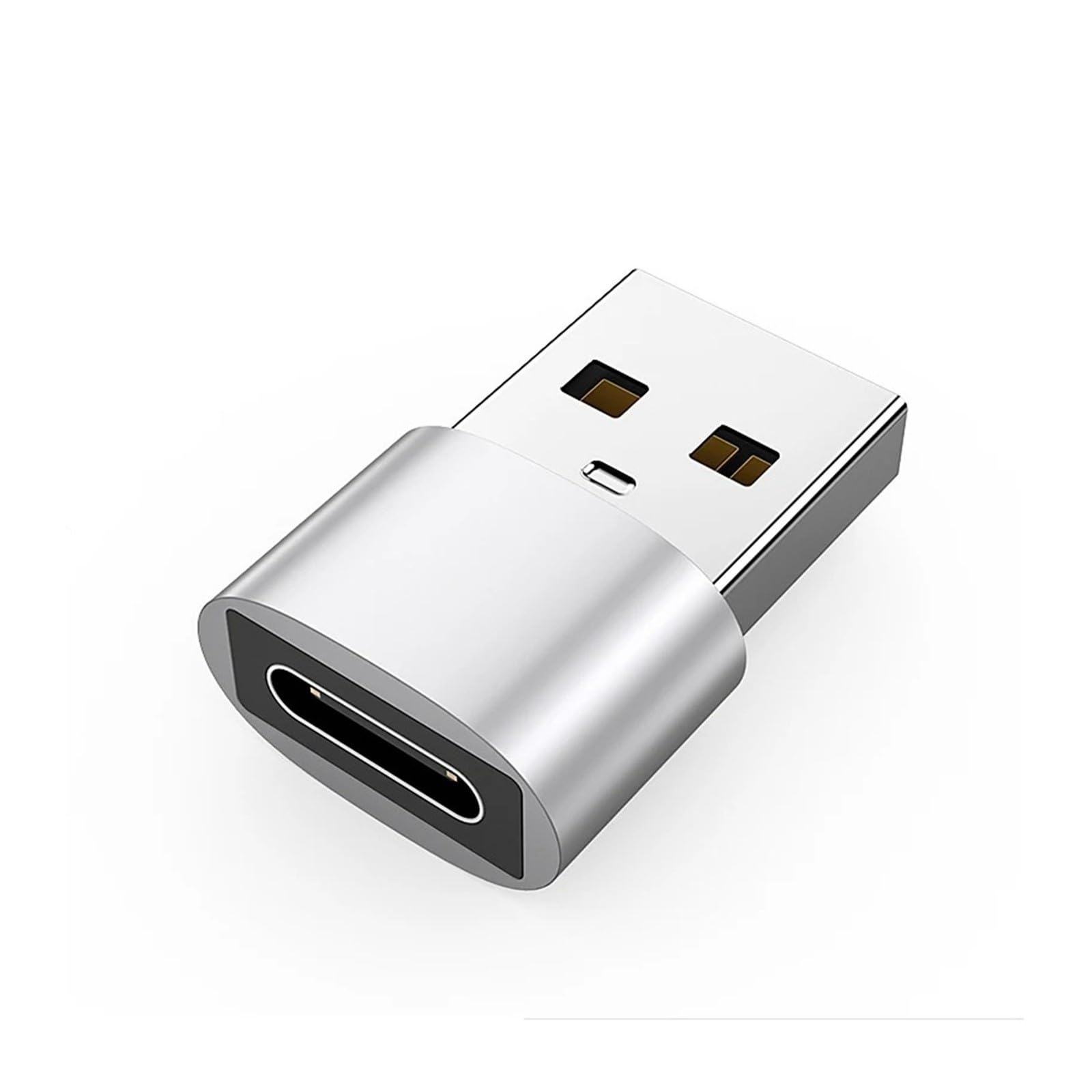 Adattatore USB C OTG tipo C maschio a 3.0 femmina convertitore per telefono tablet (nero)