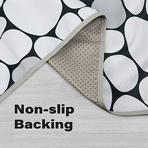 Image of Paw Legend Baby Splat Mat - Under High Chair Floor Mat, Waterproof and Washable Eating Mat for Toddlers&Kids, Mess Mat for Art, Crafts on Floor or Table (Grey Pebbles)