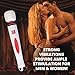 Adam and Eve Magic Massager Deluxe 8X, Powerful Electric Wand Vibrator with 8 Vibration Modes, Flexible Head for Focused Pleasure, Full Body Massager for Adults and Couples, Trusted 5 Year Warranty