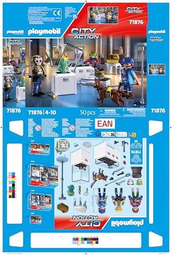 Playmobil 71876 Arrestation de cambrioleurs au musée Les policiers - vue 9