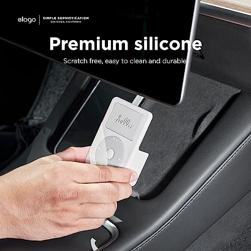 elago Airpods W6 Tesla Charging Stand Designed for 2021 2022 2023 Tesla Model 3/Y Wireless Charging Pad Car Center Council Interior Accessories Compatible with Airpods pro2, Airpods pro1, Airpods 3 - Image 6