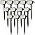 WENATY Solar Spot Lights Outdoor Waterproof IP65, 12 Pack Landscape Spotlights with 46 LEDs, 3 Modes Auto On/Off Solar Powered Flood Lights for Outside Pathway, Yard, Garden, Walkway (Cool White)