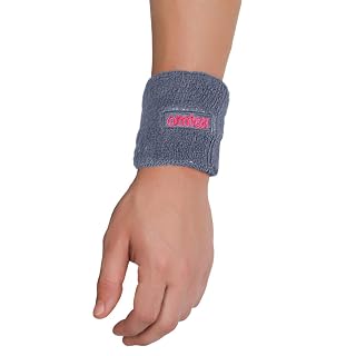 Omtex Wrist Band Soft, Stretchable and Super Absorbent Material Ideal for All Sports - 3 inches - Antra