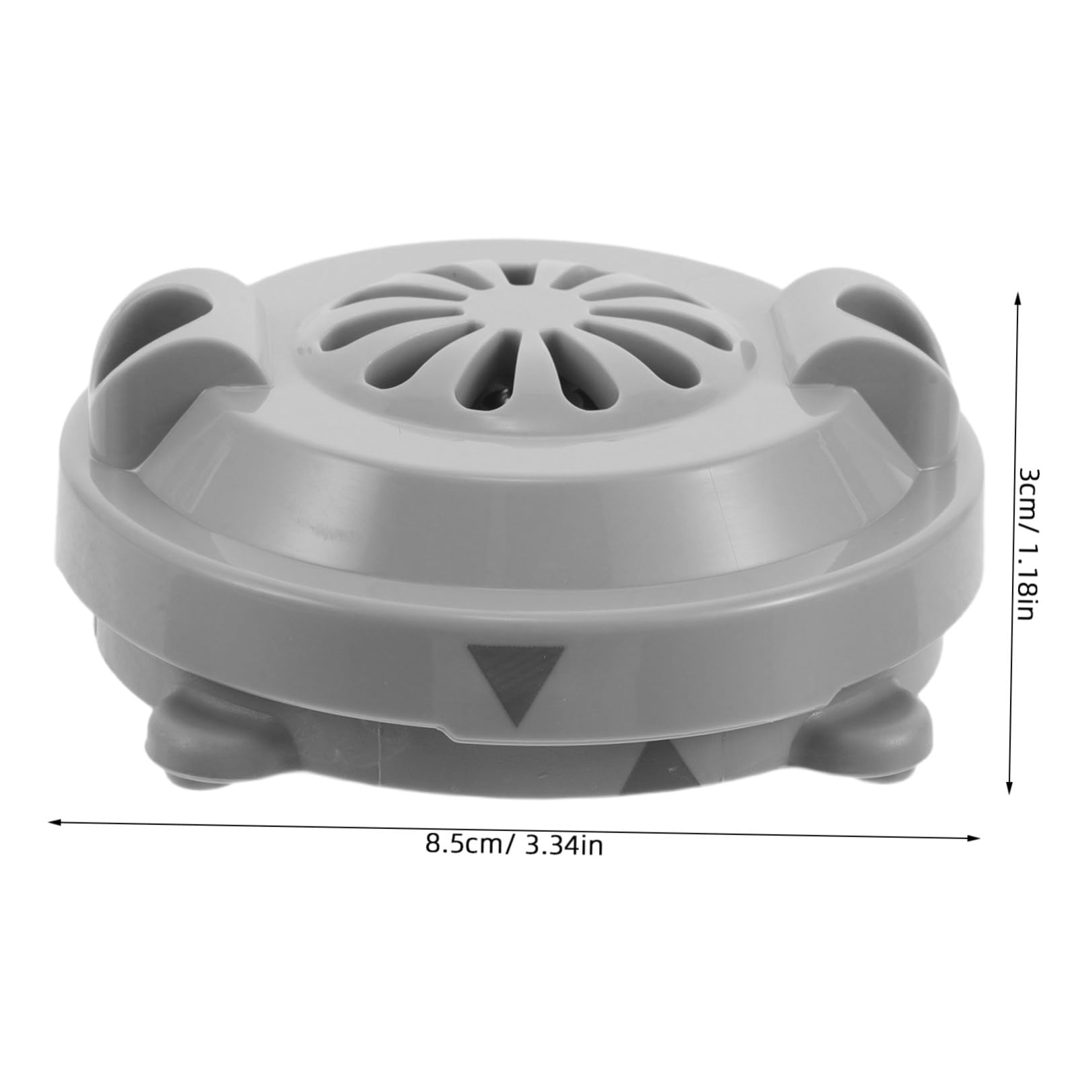 Testina a getto magnetico per vasca da pediluvio, ricambio a 4 pin per poltrona pedicure, compatibilità ampia, per e casa, grigio