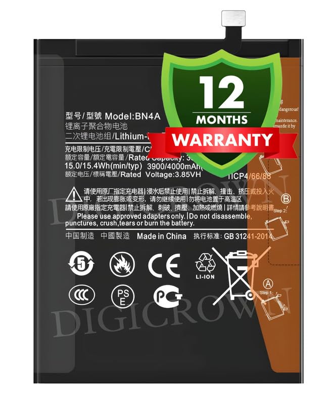 Image of Original BN4A Battery Compatible for Xiaomi Redmi Note 7 / Redmi Note 7s / Redmi Note 7 Pro (4000mAh) - 1 Year Warranty