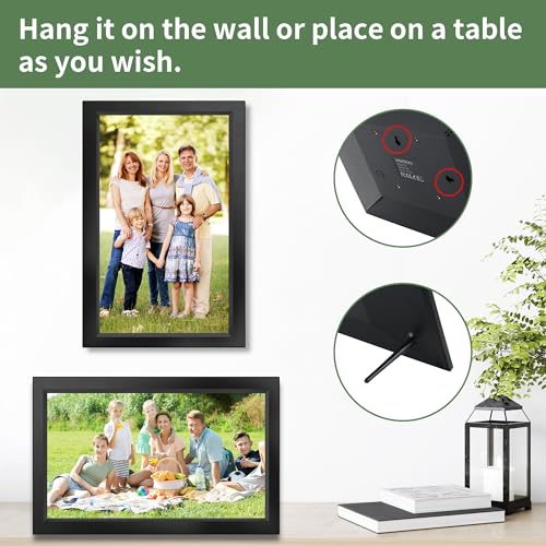 Veidoo 15.6 inch Large WiFi Digital Picture Frame with 1920 * 1080 IPS Touch Screen, Built in 32GB Memory, Auto-Rotate&Wall-Mounted, Digital Frame Share Photos and Videos via Free Frameo App - Image 6