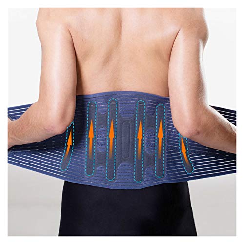 OCGDZ Tire Ajustable Ayuda de la Cintura de la Correa 2 + 4 resortes elásticos Huesos de...