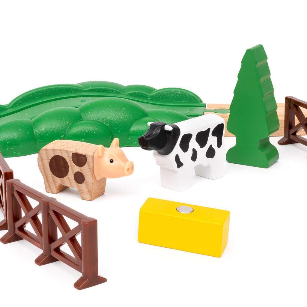 BRIO World - Rote Lola Bauernhof Zugset