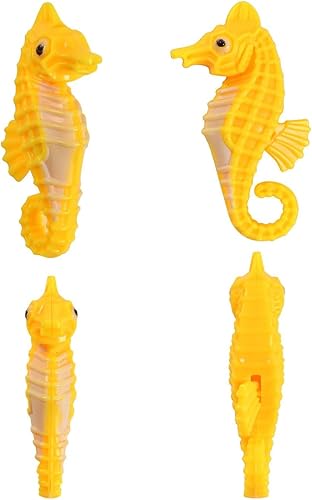 Miniatura 7 de Shop LC - Lámpara eléctrica de caballito de mar, lámpara artificial para acuario de pecera falsa con tubo de burbujas sensorial, lámpara de noche,