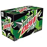 Mountain Dew Zero Sugar, 12 Ounce Cans (Pack of 36)