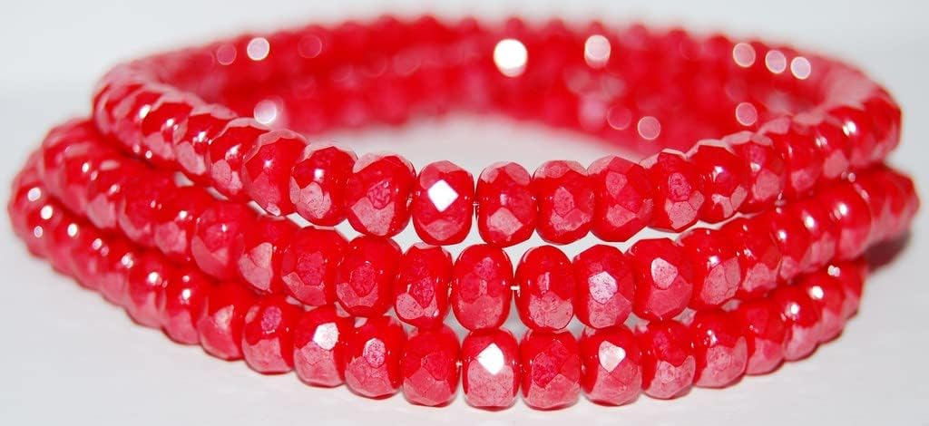 300 pcs Faceted Special Cut Rondelle Fire Polished Beads, 17025 Travertin (17025 86800), Glass, Czech Republic, Size 9 x 6 mm (0.35 x 0.24 in)