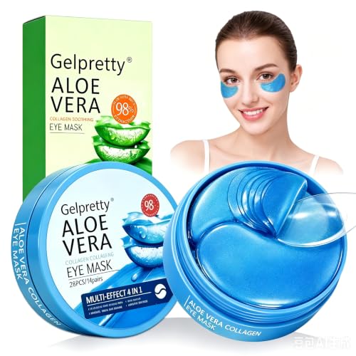 #VerdientProvisionen<br>20 Hyaluron Aloe Vera Augenpads Feuchtigkeit Spendende Augenmaske Beruhigende Eye Pads