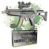 kids toy gun with led lights & sound for costumes and pretend play, fun toy for boys girls, role play accessory, safe plastic toy gun,spy kids makes combat sounds & vibration