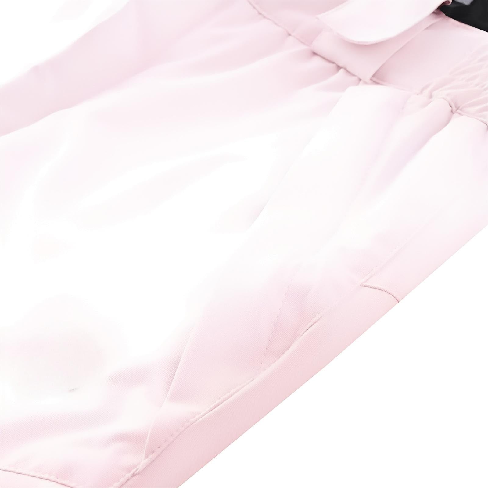 Generisch Pantalon de ski imperméable pour fille et garçon - Pantalon de ski coupe-vent - Salopette doublée - Chaud - Pantalon de neige - Pantalon d'extérieur pour enfants de 6 à 16 ans