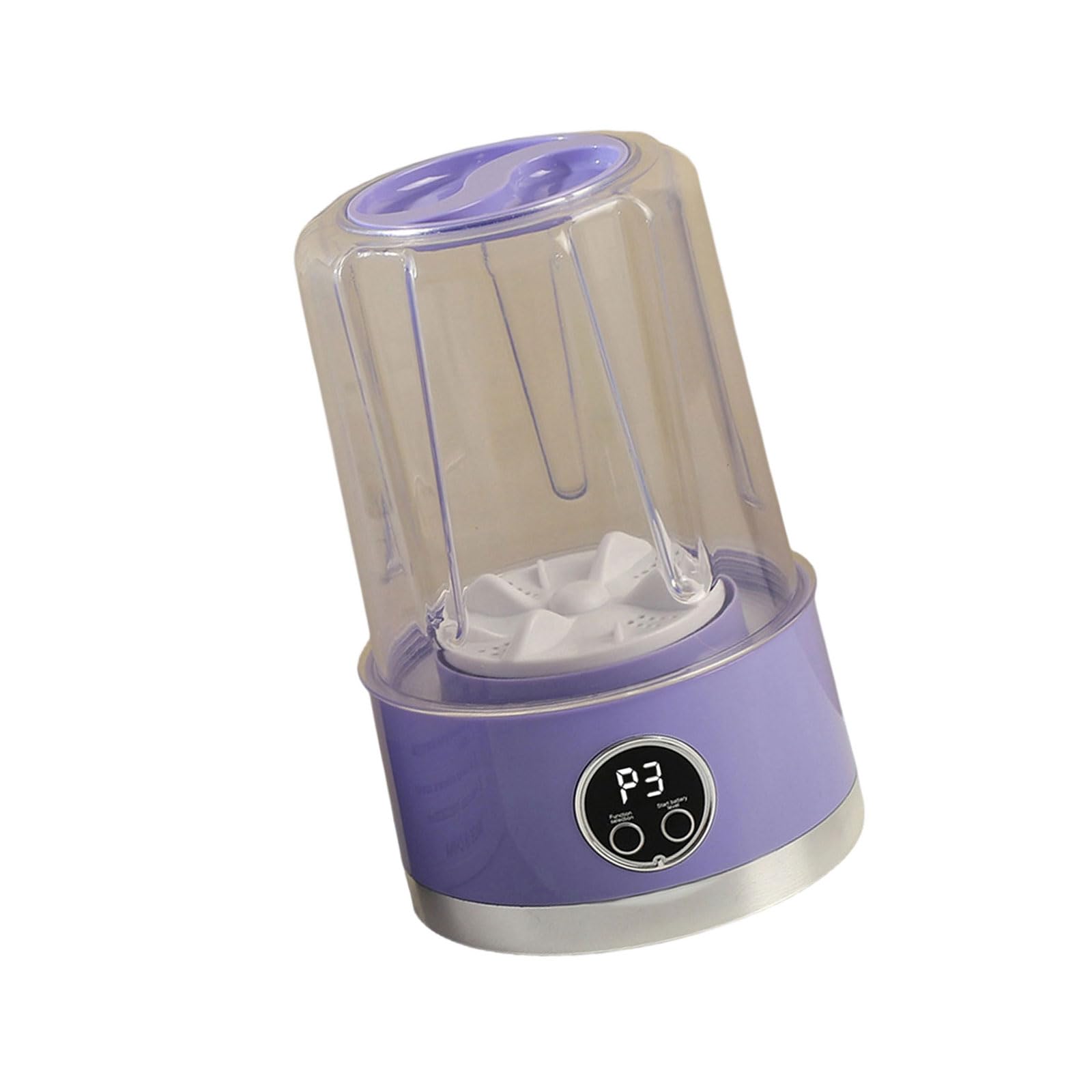 Machine à laver portable et rechargeable en plastique pour l'entretien des vêtements délicats