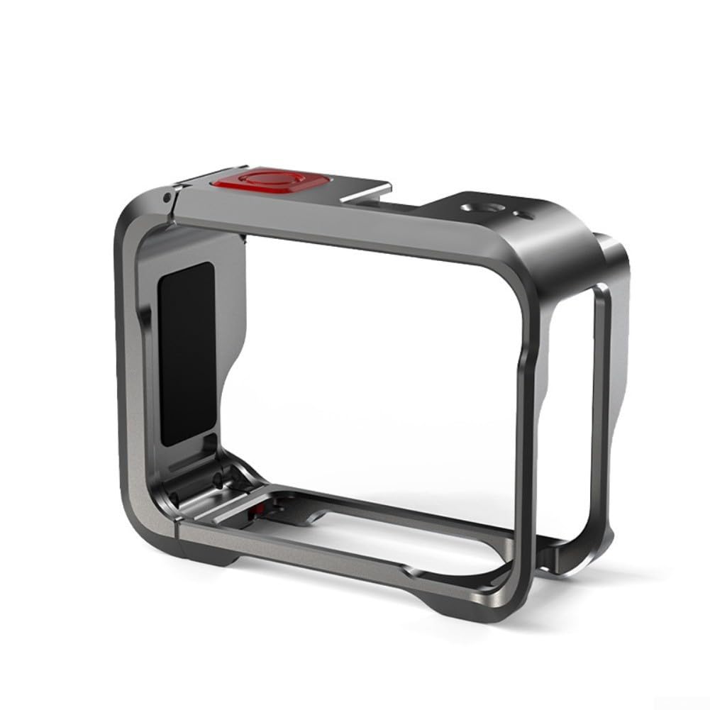 Aluminiowa klatka do Insta360 Pro 2/1, lekka metalowa obudowa ochronna z wytrzymałą ramą do kamery sportowej, szara