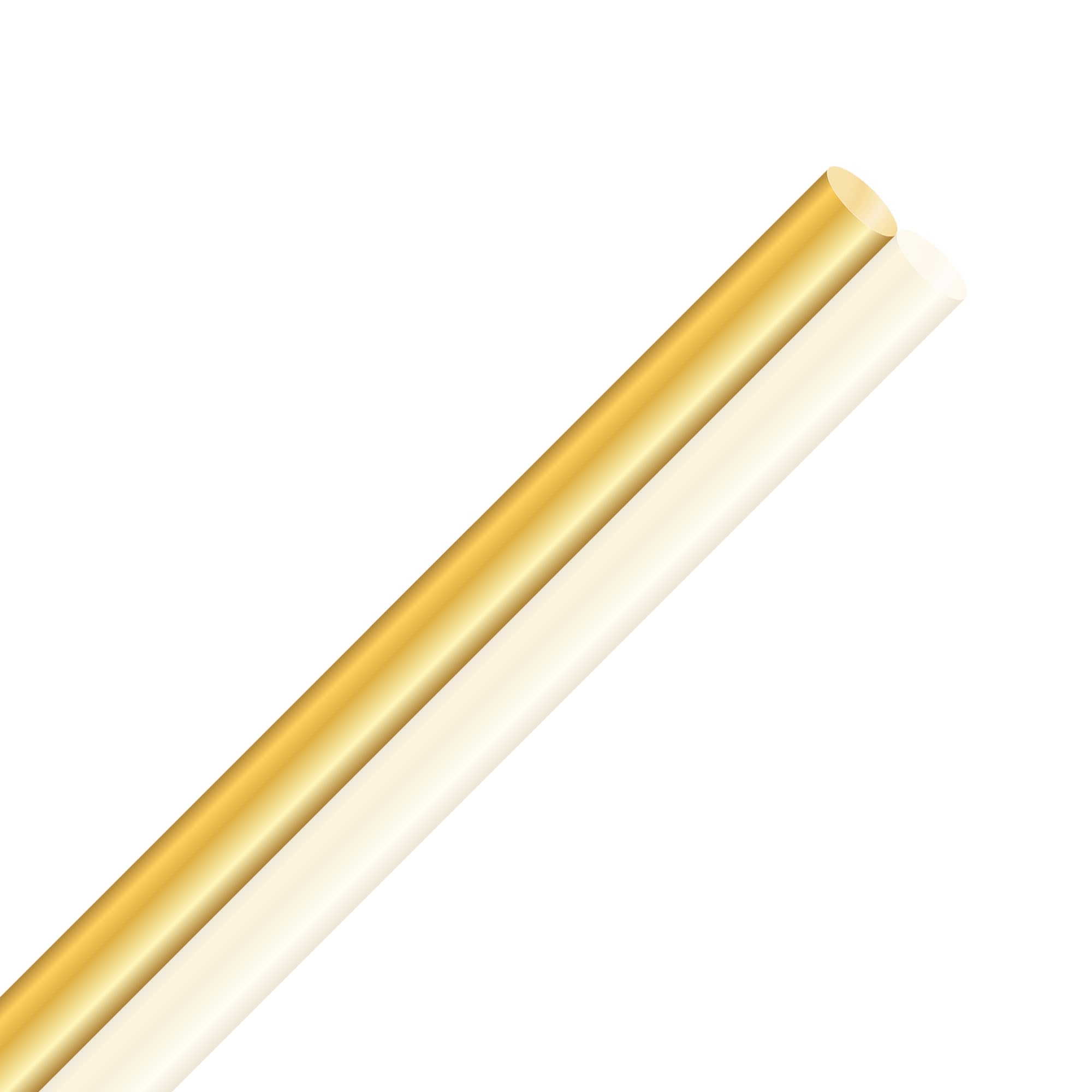 Messingstab 8mm x 250mm, LAVMHAB Messing Massiver Runde Stab für DIY Bastel (1 Stück)