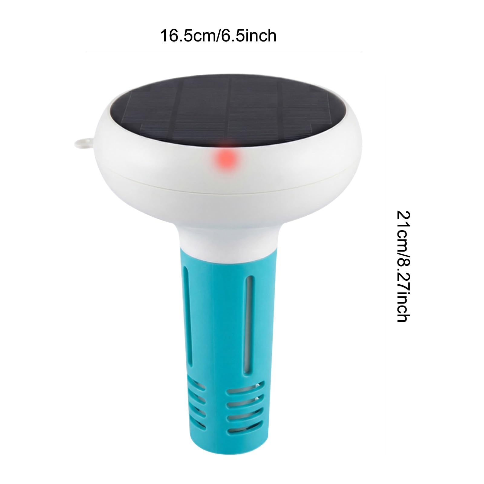 Genérico Probador Digital de Agua for Piscinas 7 en 1 WiFi PH y Temperatura de salinidad EC ORP Probador de Cloro Flotante for Piscinas Jacuzzi Probador químico Digital Completo for Piscinas