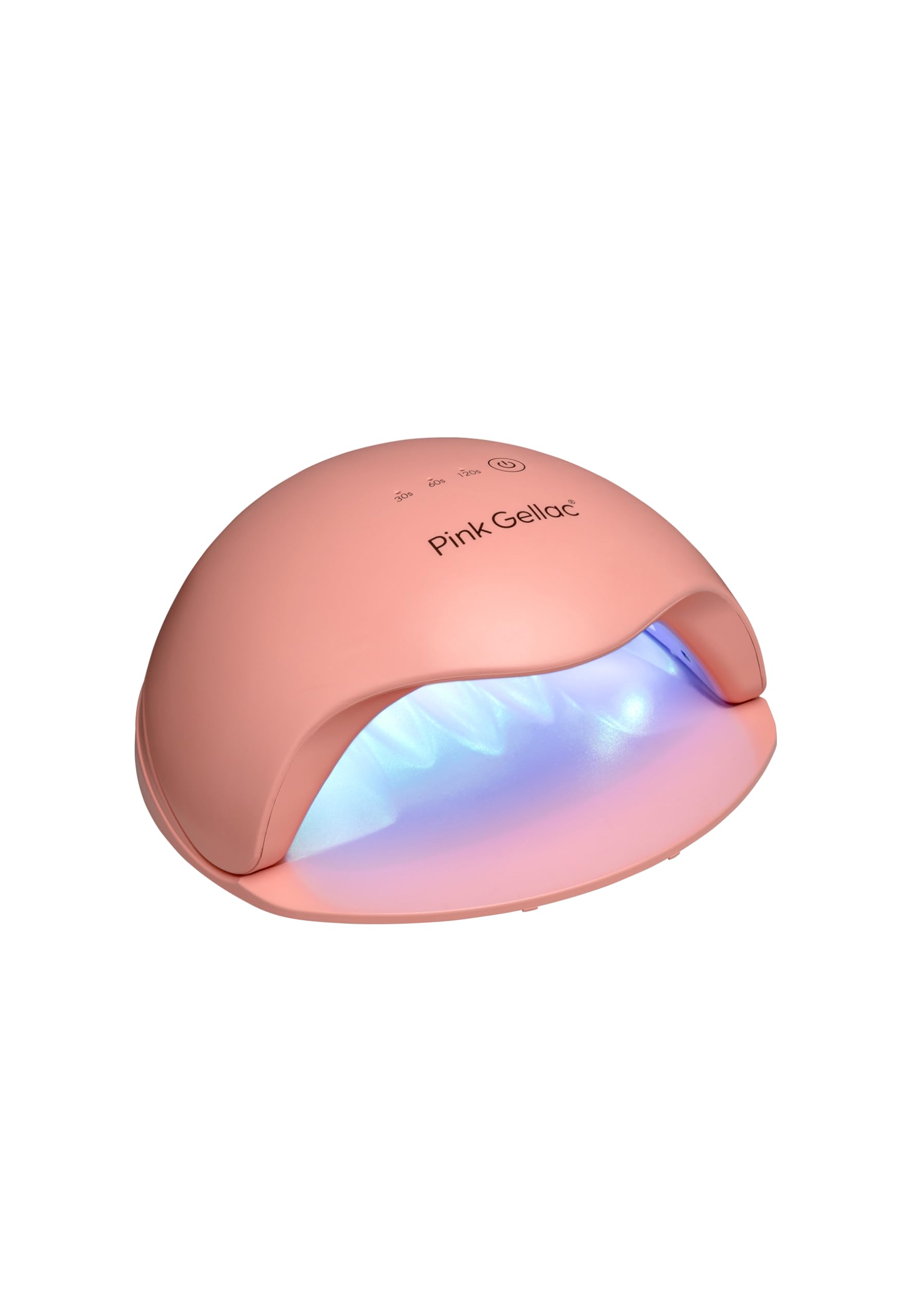 Pink Gellac Lampa UV do paznokci żelowych brzoskwiniowych – lampa UV do paznokci z automatycznym timerem – suszarka do paznokci z wysokiej jakości światłem LED – lampa do paznokci żelowych jakość