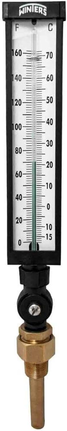 3-1/2" TIM Industrial 9IT Thermometer w/Valox Case (0°F to 160°F & -15°C to 70°C)