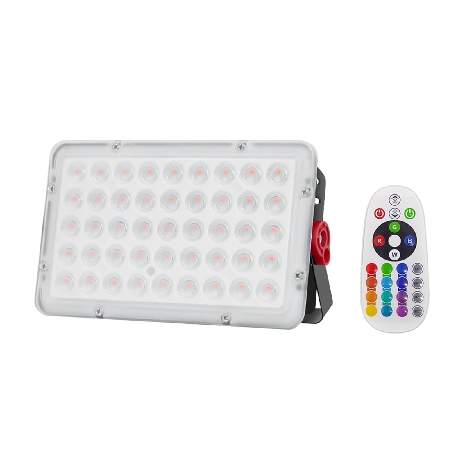 bettght 200W 100W 50W RGB Floodlight LED Spotlight Dimmable with Remote Control Waterproof IP66 RGB LED Projector Outdoor Lighting(100W)