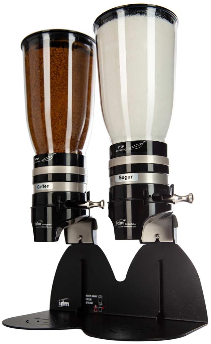 IDM 2-Container Coffee, Sugar and Spice Dispenser
