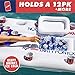 Play Platoon H2PONG Inflatable Party Pong Raft with Cooler, Includes 5 Ping Pong Balls - Floating Pool Party Game Float Set with Built in Cooler