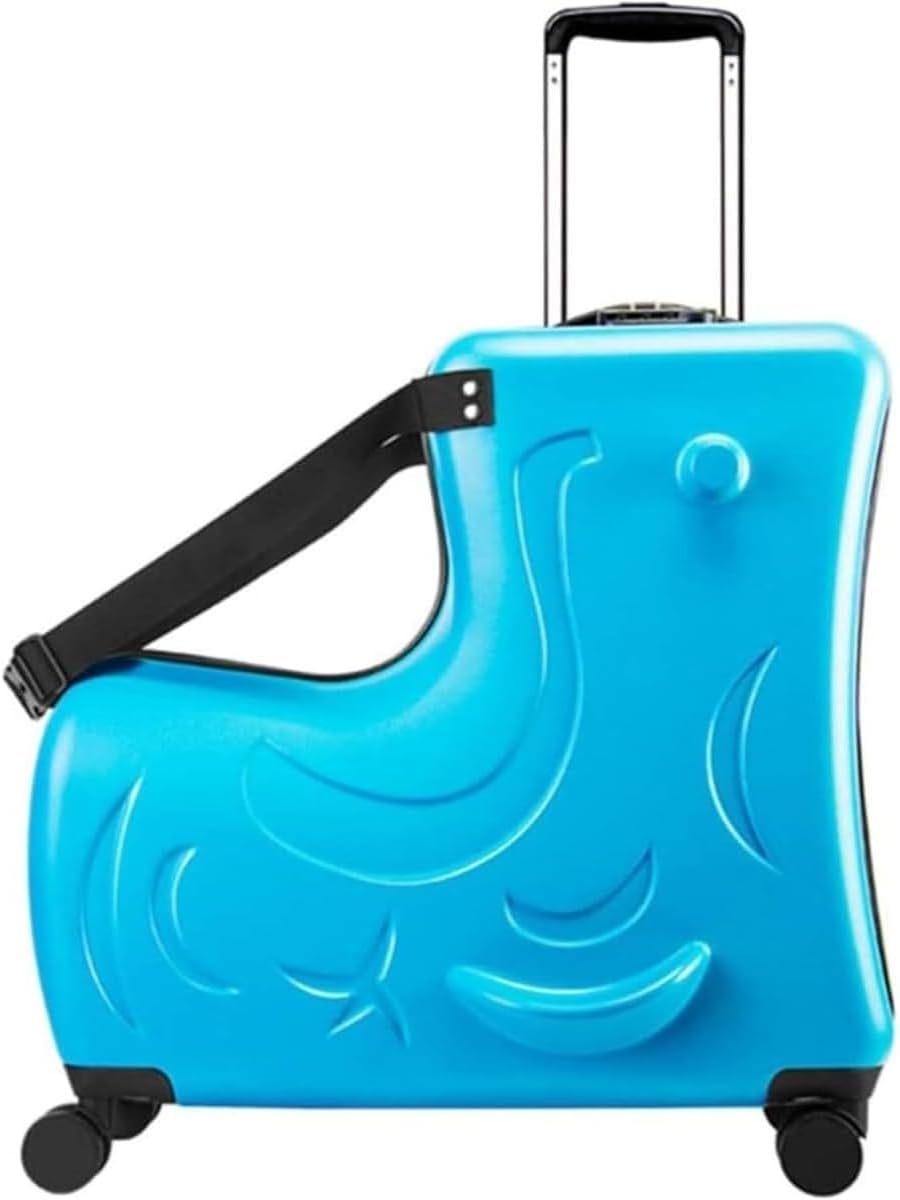 [Xemuar] キャリー ケース ファッションかわいいポニー漫画の子供ローリングスピナースーツケスホイール多機能キッズトラベルバッ